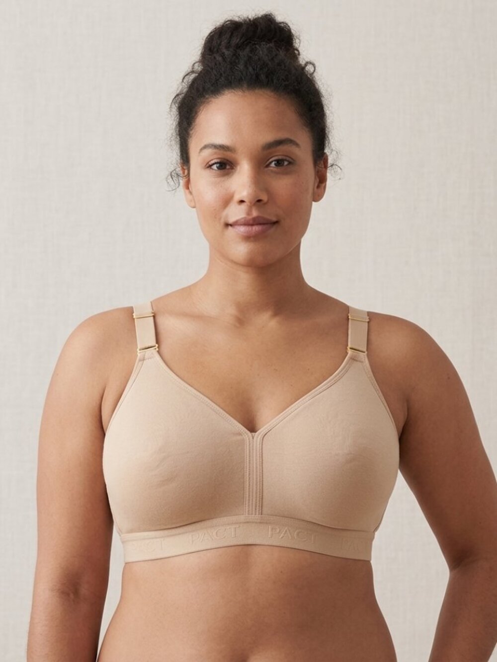 The Cotton Cacique Lane Bryant Collection Bra 40DD Unlined Full Coverage No-wire